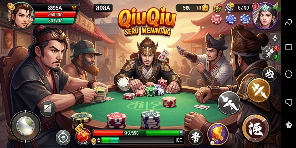 Tampilan gameplay QiuQiu yang seru di 898A.