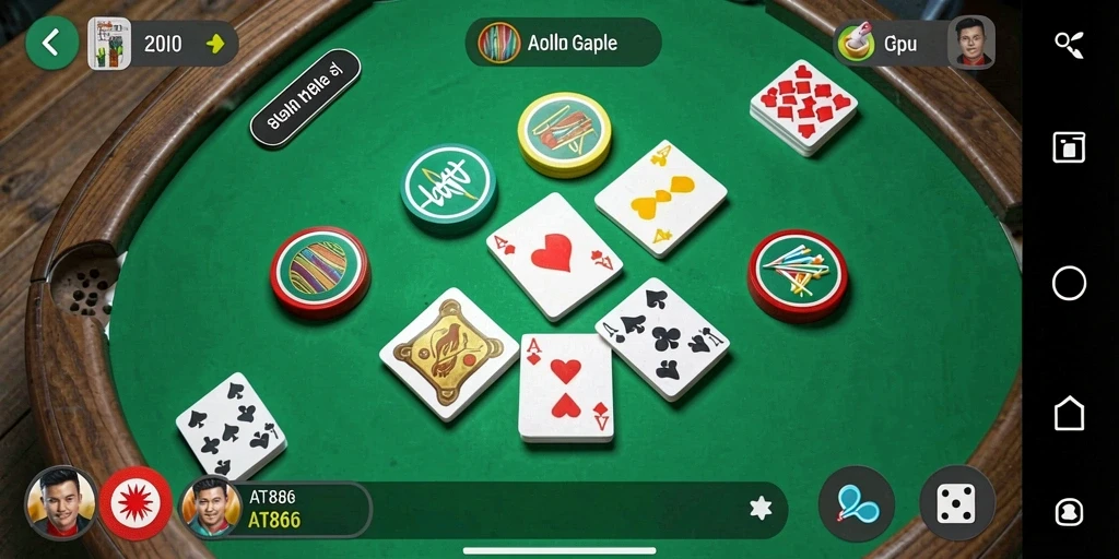 Screenshot game Gaple AT866 dengan tampilan seru dan antarmuka menarik.