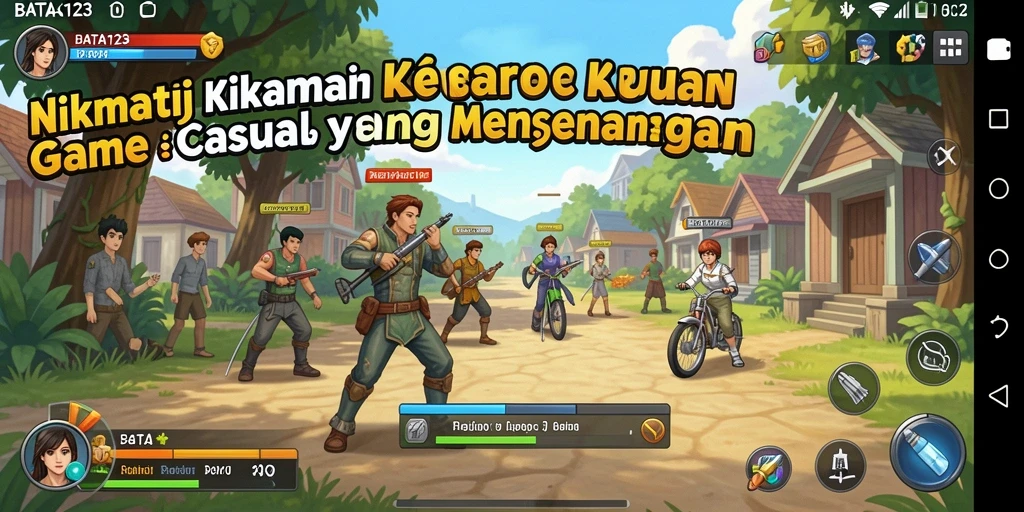 Tampilan gameplay <strong>BATA123</strong> yang ceria dan menarik.