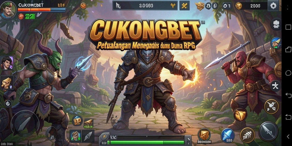 Screenshot gameplay CUKONGBET yang menampilkan aksi RPG seru.