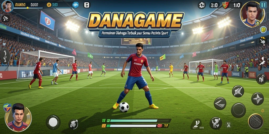Tampilan gameplay seru dan mendebarkan dari DANAGAME.