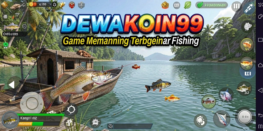 Tangkapan ikan besar dalam DEWAKOIN99 dengan grafik memukau.