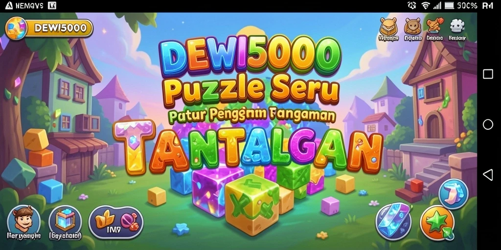 Tampilan menarik dari gameplay DEWI5000 yang menantang.