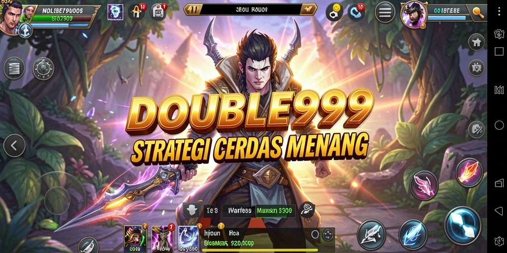 Tampilan menarik dari gameplay DOUBLE999 yang penuh strategi.