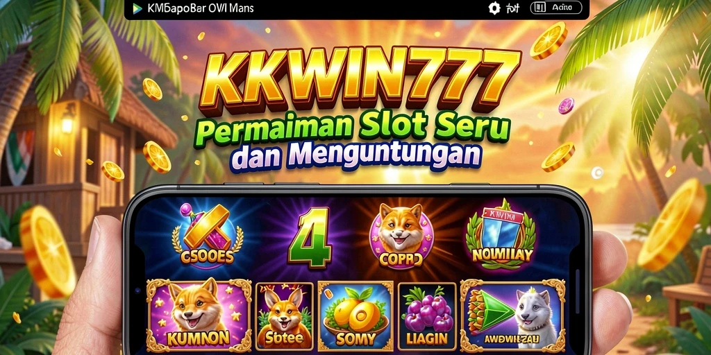 Tampilan gameplay Slot yang menarik di KKWIN777.