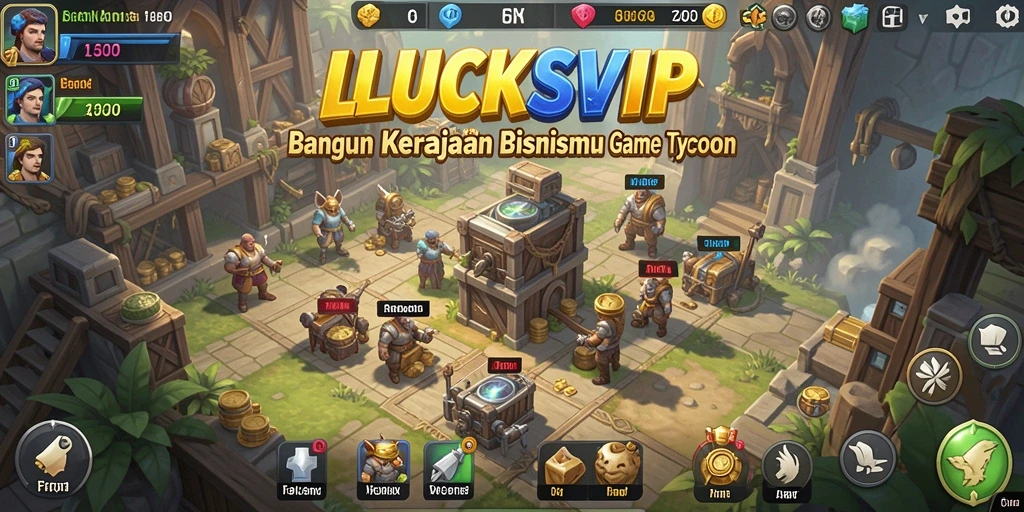 Gameplay LUCKSVIP yang mengasyikkan dengan elemen Tycoon.