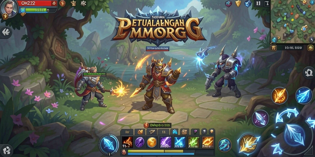 Screenshot gameplay seru di dunia fantastis OH222.
