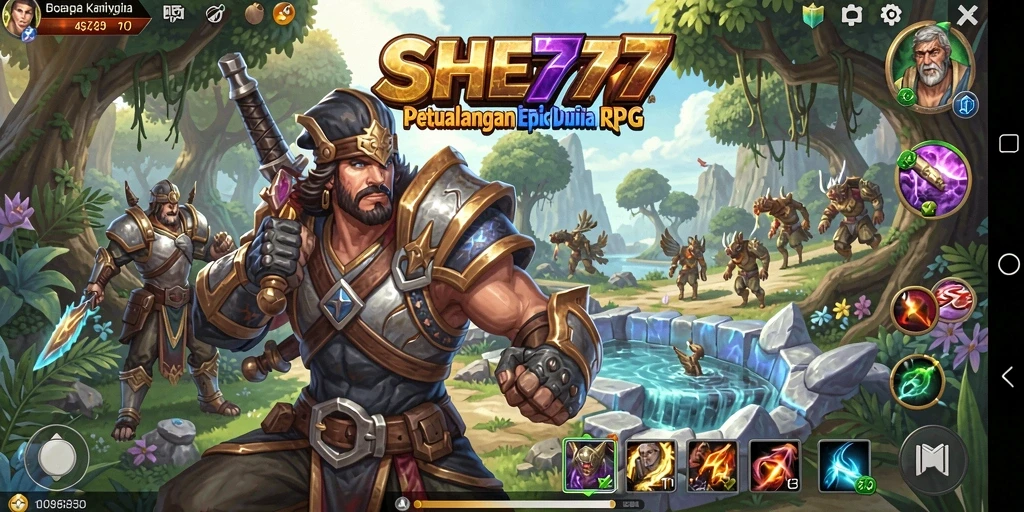 Gameplay menakjubkan dengan grafis RPG yang menawan.