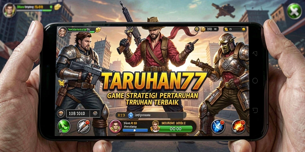 Screenshot TARUHAN77 menampilkan pertarungan strategi yang seru.