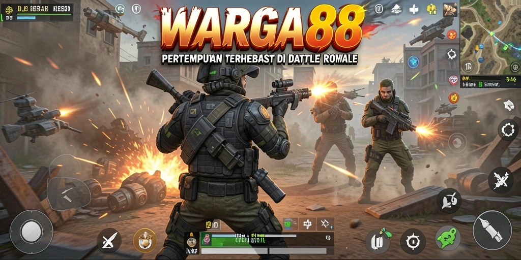 Tangkapan layar gameplay WARGA88 yang mendebarkan dan penuh aksi.